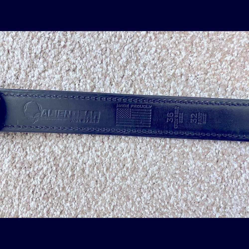 Alien Gear 36” Gun Belt Black